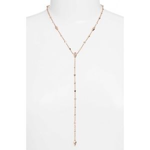 Kendra Scott Rose Gold Grant Lariat Necklace